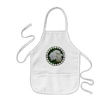 White Hydrangea Small Apron