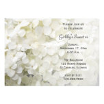 White Hydrangea Sweet 16 Birthday Party Invitation