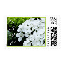 White Hydrangea Wedding postage