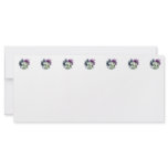 White Hydrangea With Canterbury Bells and Sage Custom Rack Card