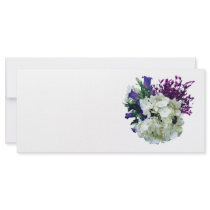 White Hydrangea With Canterbury Bells and Sage Rack Cards