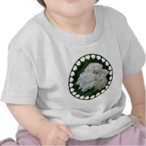 White Hydrangeas Baby T-Shirt
