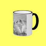 White Ibises in infrared Mug mugs