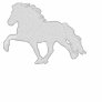 White Icelandic Horse ~ L...