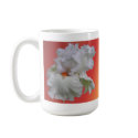 White Iris Mug by Firecrackinmama White Iris Mug