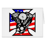 White Iron Cross Flag Hd Mc 2 Card