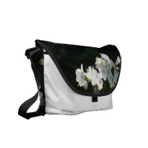 White Jacobs Ladder Messenger Bag