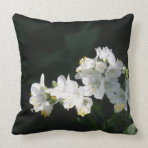 White Jacobs Ladder Pillow