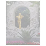 White Johann Strauss Monument, Vienna, Austria flo Letterhead Template