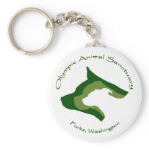 White Keychain
