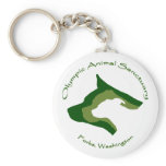 White Keychain