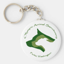 White Keychain