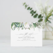 White King Protea Tropical Floral Save The Date Postcard Zazzle