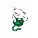 White Kitten With Yarn T-shirts and gifts shirt