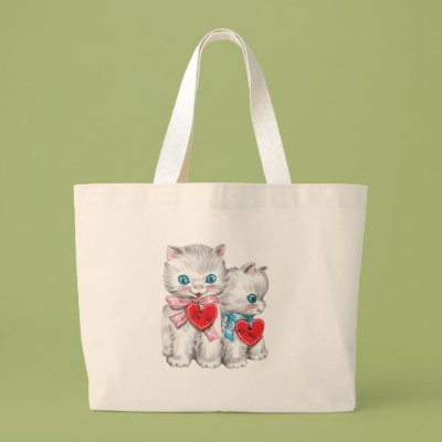 White Kittens Valentine Bag Zazzle_bag White Kittens Valentine Bag Zazzle_bag