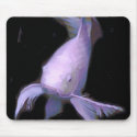 White Koi under Lights mousepads