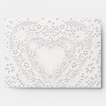 White Lace Fabric Image  Background Envelopes