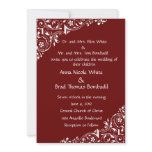 White Lace Invitation