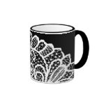 White Lace Mug