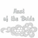 White Lace Wedding - Aunt of the Bride embroidered shirts