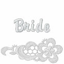 White Lace Wedding - Bride embroidered shirts