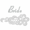 White Lace Wedding - Bride embroidered shirts