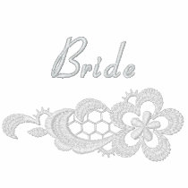 White Lace Wedding - Bride embroidered shirts