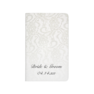 White Lace Wedding Checklist Notebook Journals