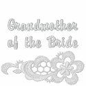 White Lace Wedding - Grandmother of the Bride embroidered shirts
