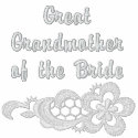 White Lace Wedding -  Great Grandmother - Bride embroidered shirts