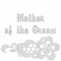 White Lace Wedding - Mother of the Groom embroidered shirts
