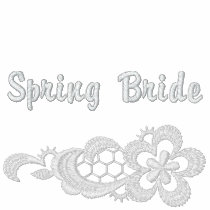 White Lace Wedding - Spring Bride embroidered shirts
