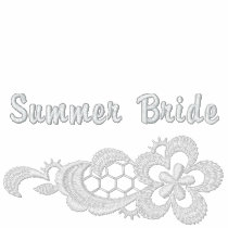 White Lace Wedding - Summer Bride embroidered shirts