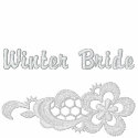 White Lace Wedding - Winter Bride embroidered shirts