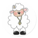 White Lamb stickers by toddlersplace White Lamb stickers