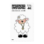 White Lamb Tshirts and Gifts Stamp