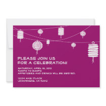 White Lanterns Invitation