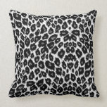 White Leopard American MoJo Pillow