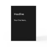 White Lies Crossed Fingers Greeting Card