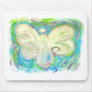 White Light Angel Mouse Mat