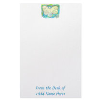 White Light Angel Stationery