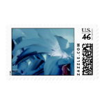 white light blue stamp