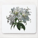 White Lilies mousepad