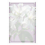 White Lilies Stationery