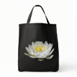 White Lily Canvas Bag