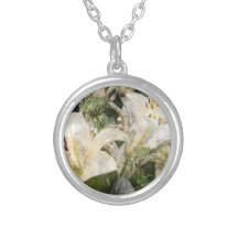 White Lily Easter Art Jewelry