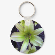 White Lily Keychain by imperfectiomism White Lily Keychain