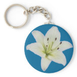 White Lily Keychains