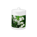 White Lily of fthe Valley Teapot