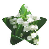 White Lily of the Valley Stickers